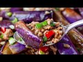 Chinese Eggplants and pork stir fry