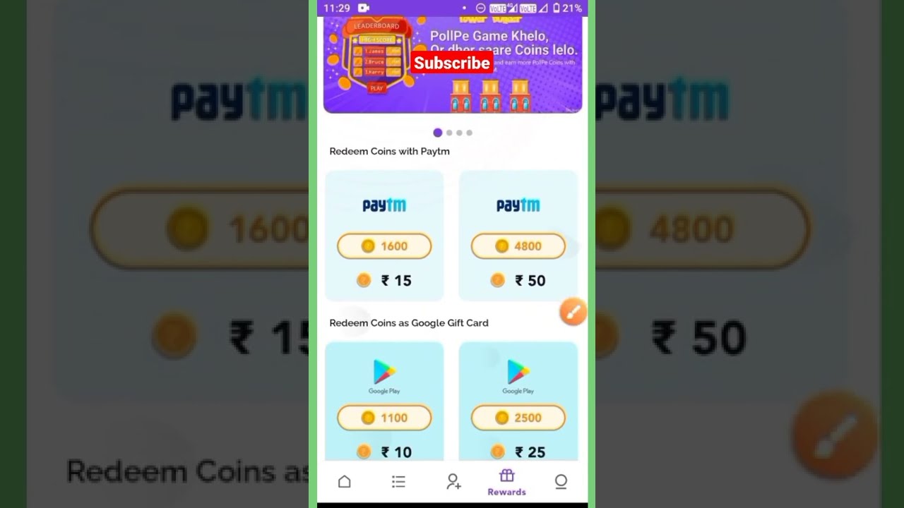 Poll pe Apps payment Proof today - minimum redeem ₹15 - instant payment receive 