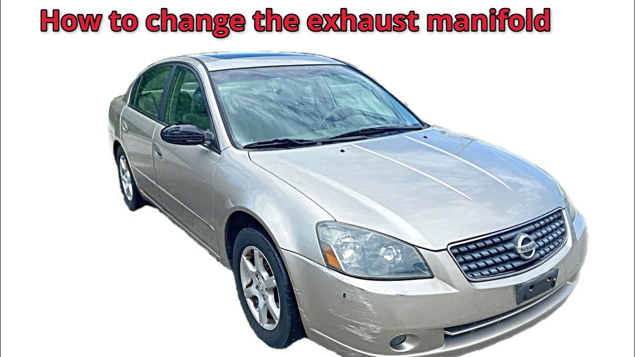 How To Change The Exhaust Manifold And - Or Alternator On A 2005 Nissan