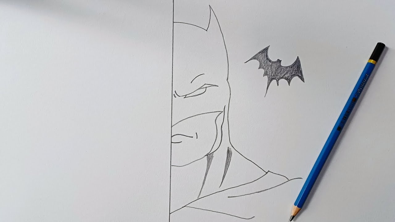 Step-by-Step Batman Drawing Tutorial - YouTube
