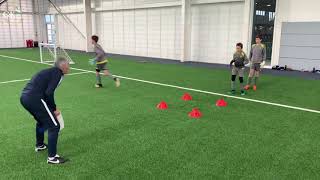 GOALKEEPER TRAINING YOUNG GOALKEEPERS