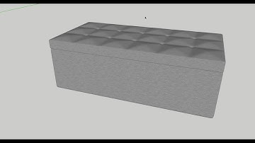 How to make Ottoman in Sketchup