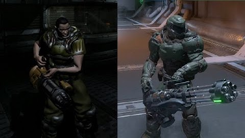 Doom 3 vs Doom (2016) - Weapons Comparison