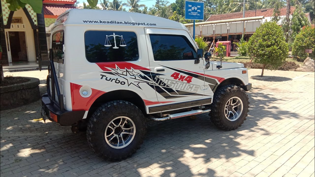  Modifikasi  suzuki katana 4x4 double  gardan  off road 