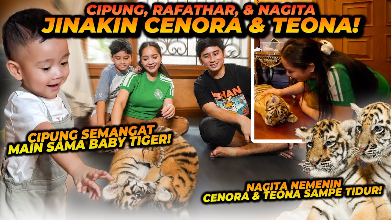 NAGITA SLAVINA NEMENIN CENORA TEONA SAMPE TIDUR ! RAFFI AHMAD, RAFATHAR DAN RAYYANZA SAMPE KAGUM !!