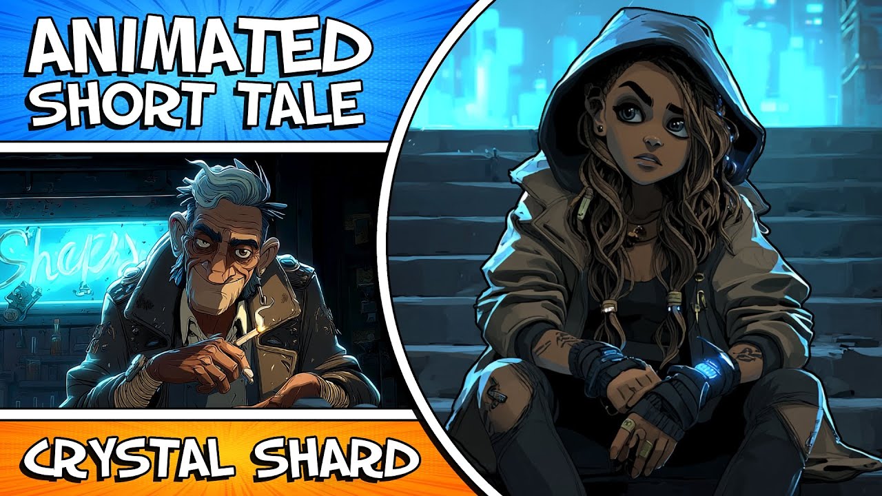 Animated Cyberpunk Fairy Tale: Crystal Shard | Lorne's Stories (Narrated)