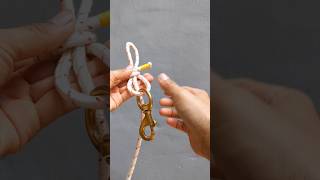 Tips Of Tying A Double Dragon Loop Knot. #Knots #Shorts