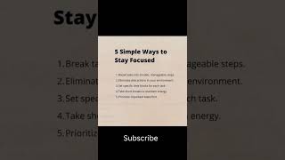 Celebrity Struggling to Focus? Try These 5 Proven Tips! 💯🧠 #ProductivityHack📄 Profile