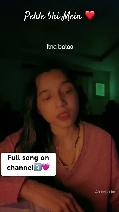 Pehle bhi main ️ female version | cover | pagal pagal Animal | lyrics
