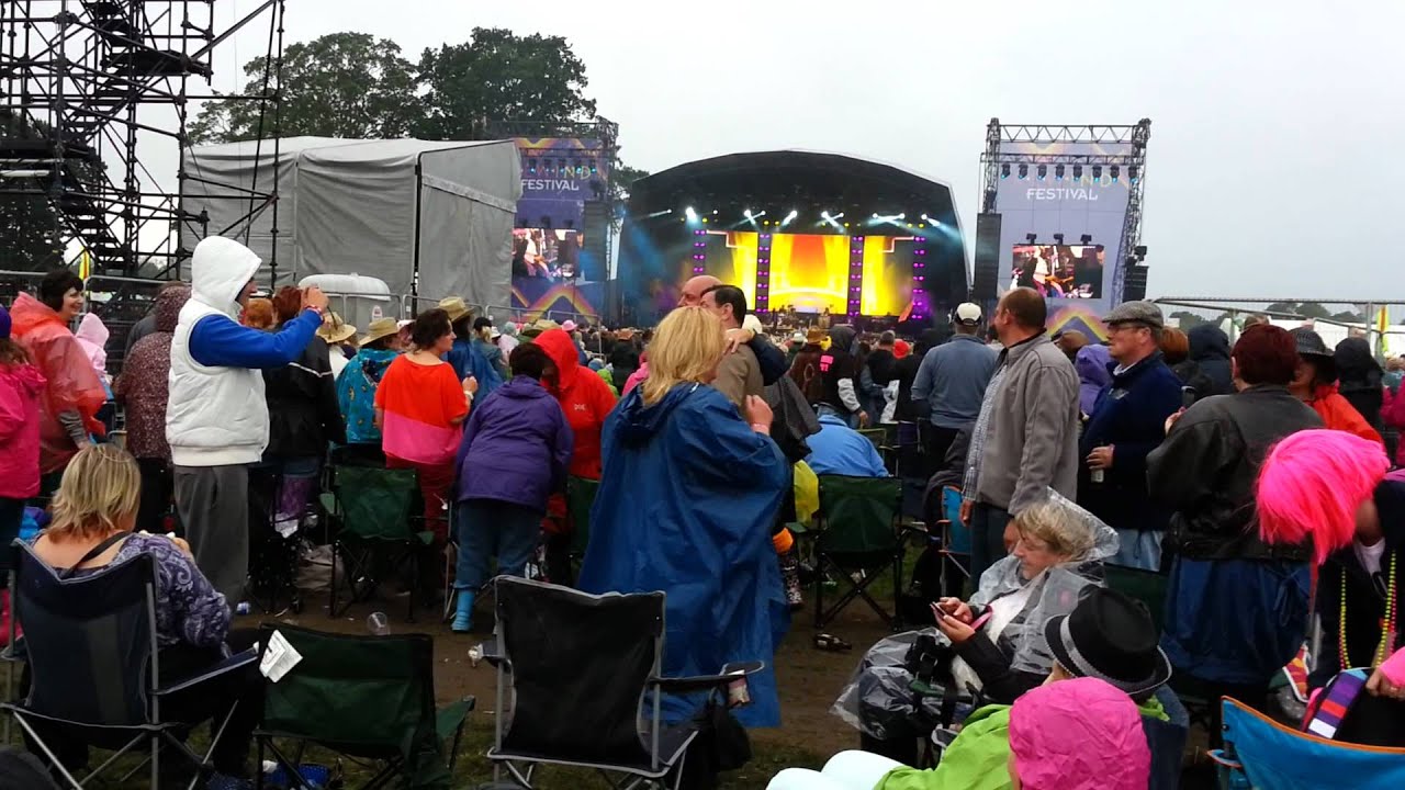 Mr Bean at the rewind festival perth scotland 2012 YouTube