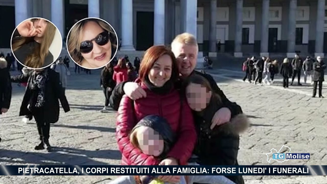 Pietracatella, i corpi restituiti alla famiglia: forse lunedì i funerali