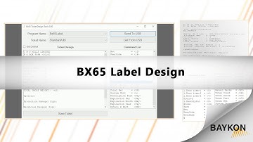 Baykon | BX65 Label Design