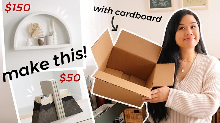 MAKE EXPENSIVE LOOKING DECOR OUT OF CARDBOARD! | D...