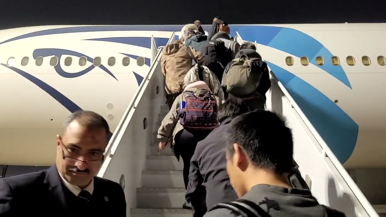 Boarding and Takeoff ✈️ | Cairo International Airport (CAI) | EGYPTAIR🇪🇬