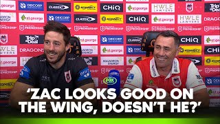 'I've never doubted Zac's ability, that's for sure!' | Dragons Press Conference | Fox League