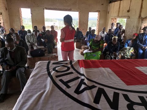 Des jeunes de la chefferie de Walendu-Bindi encouragent les activités du CICR dans leur entité