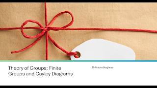 Theory of Groups 03: Finite groups and Cayley diagrams