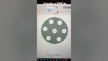 Create a DXF file in Fusion 360 for laser, plasma, CNC cutting #fabrication #fusion360 #engineering