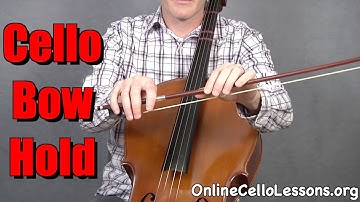Beginner Cello Lesson (Part 2) How to Hold and Use the Bow