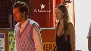 Harry Styles & Girlfriend Olivia Wilde Appear Distant While On Dinner Date With Friends