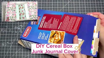 DIY Cereal Box Junk Journal Cover 🌷😍