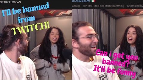 Valkyrae getting jump scared by Hasan