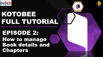 KOTOBEE EBOOK FULL TUTORIAL 2020 (HOW TO MANAGE BOOK DETAILS AND CHAPTERS - EPISODE 2)