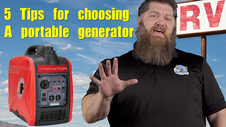 Choose the Perfect Portable Generator with These 5 Tips