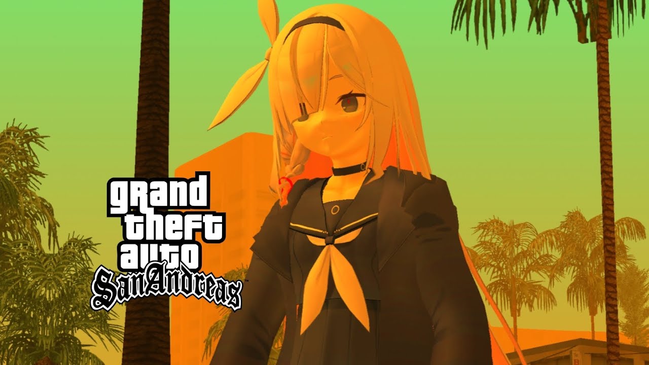 GTA SA - Plana from Blue Archive | Skins Mods PC/Android