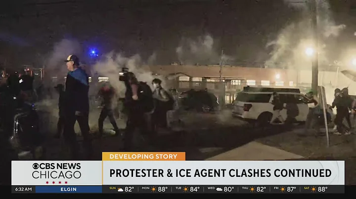 Clashes continue between protesters, ICE agents in Broadview, Illinois