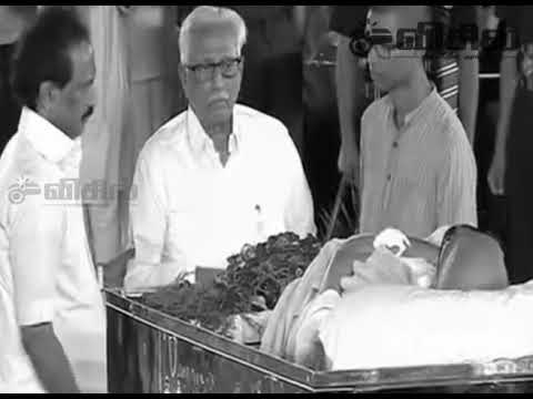 Anbazhagan in Kalaignar Funeral  kalaignar whatsapp status
