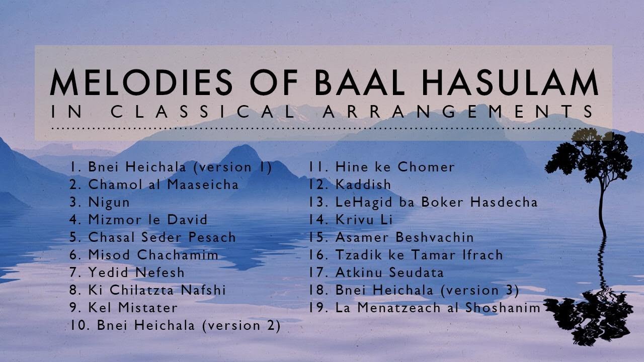 Kabbalah Music  Melodies of Baal HaSulam   Classical Arrangements