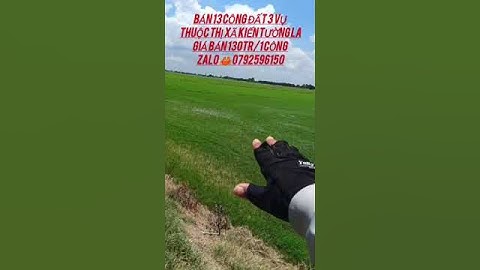 Bán 13 công đất 3 vụ, thuộc thị xã kiến tường LA