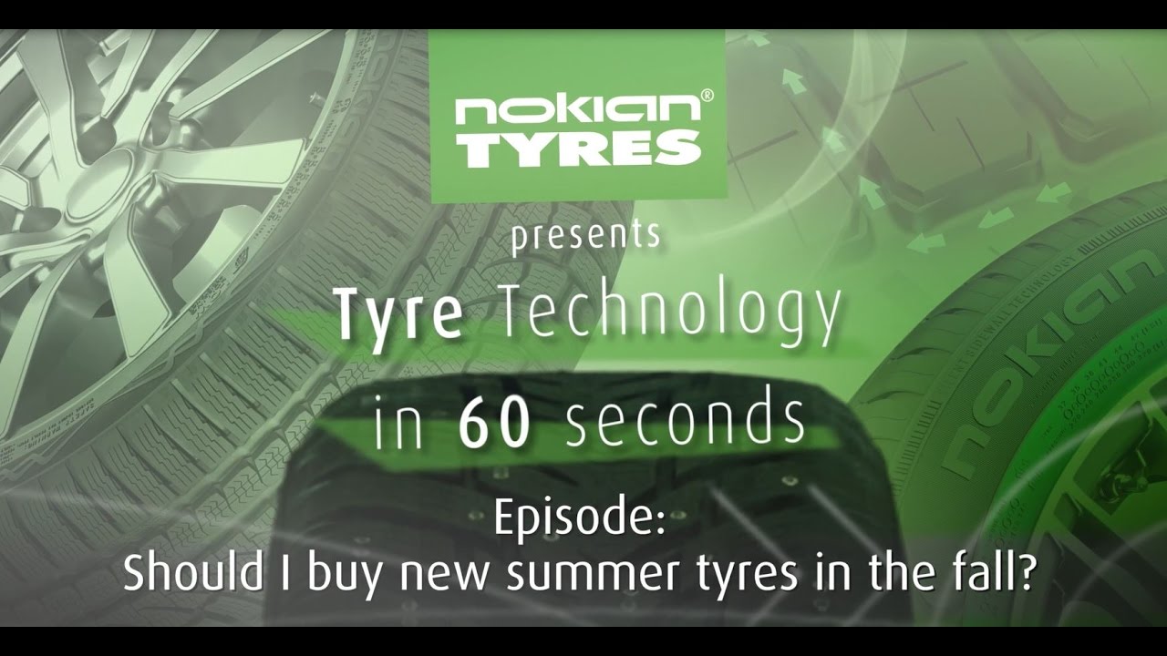 Tyre technology in 60 seconds: Should I buy new summer tyres in the fall?
