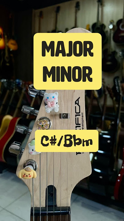 Unlock C sharp major & B flat minor magic. 1 and 6 same notes, just a shift in the starting point.