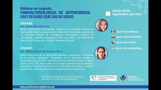 #webinar en conjunto: Farmacovigilancia de Antivenenos: uso seguro que salva vidas.