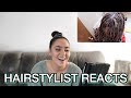 HAIRSTYLIST REACTS To Girl BLEACHING Her HAIR At HOME During QUARANTINE *FAIL*
