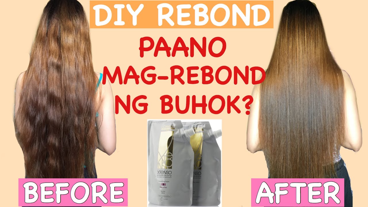 DIY REBOND | REBONDING MY COLORED HAIR | STEP BY STEP PROCESS 