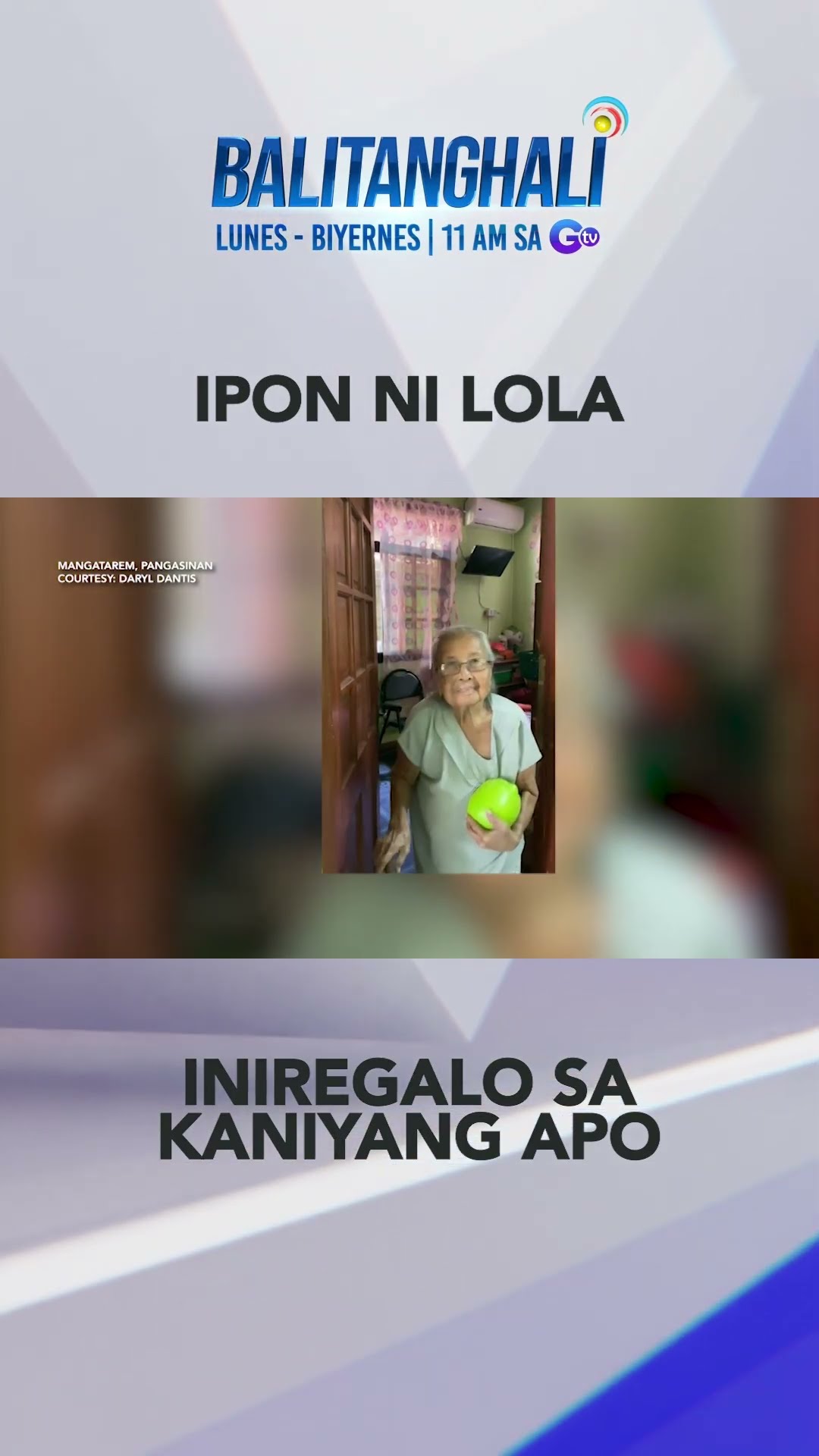 Alkansiya ni lola, iniregalo niya sa apong pumasa sa nursing board exam #shorts | Balitanghali