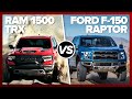 Ram 1500 TRX vs. Ford Raptor: Desert trucks go head-to-head