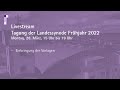 Livestream Tagung der Landessynode Frühjahr 2022 - Montag, 28. März - Nachmittag