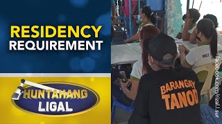 Ano ang residency requirement para sa itatalagang barangay official? | Huntahang Ligal