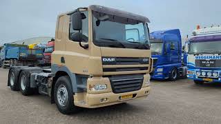 T1383 DAF FTT CF85.510 6x4 Spacecab Euro5 - Manual - NaafReductie - 222.000KM - 02/2025 APK - TOP!!