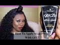 HOW TO APPLY A LACE FRONTAL WIG WITH GEL// SWAYHAIR!