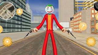 Amazing Joker Spider Stickman Rope Hero Gangster Mafia 1.0 Android Gameplay screenshot 5