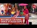 Indonesian traditional dance performance at expo 2020 dubai