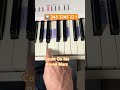 How to play Count On Me by Bruno Mars on piano