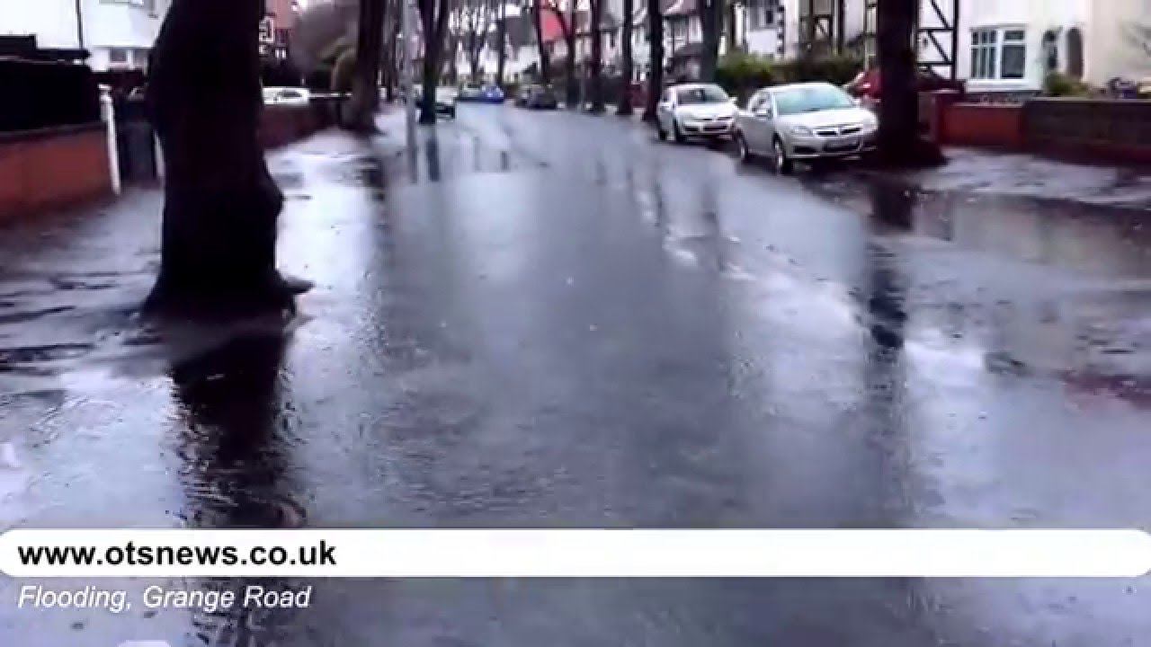 Grange RD Southport flooding YouTube