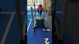 A raw video of me attempting a 120kg #sledpush 😂 Big thanks to my mates for the cheers 🥰
