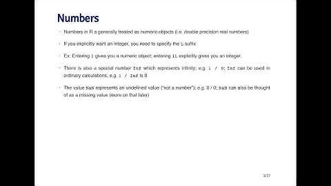 07  Data Types   R Objects and Attributes